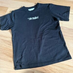 Zara Kids Black Tee with Bold Graphic